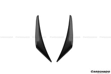 Load image into Gallery viewer, 2011-2017 McLaren 650S/MP4 12C BKSS Style Carbon Fiber Canards - Carbonado Aero