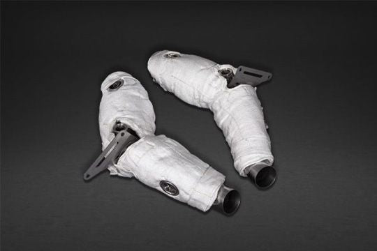 Capristo Exhaust Race Pipes With Heat Blankets Ferrari F8 2020-2021