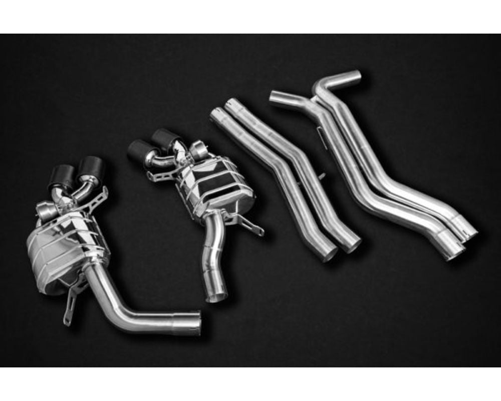 Capristo Exhaust OE Actuators Valved Exhaust System w/ Carbon Fiber Tips Audi RS6 C8 2019-2022