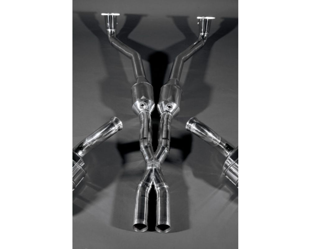 Capristo Exhaust 250 Cell Sports Cats w/ X Pipe Ferrari California 2008-2014