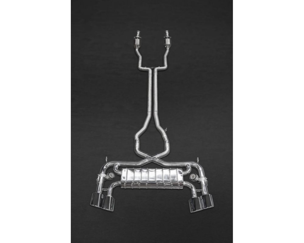 Capristo Exhaust OE Actuators Valved Exhaust System w/ 250 Cell Sports Cats & X Pipe Jaguar F-Type V8 R 2013-2023