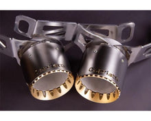 Load image into Gallery viewer, Capristo Exhaust System w/ Black Chrome Gold End Pipes Maserati MC20 2022-2023