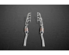 Load image into Gallery viewer, Capristo Exhaust 250 Cell Sports Cat Headers w/ Post Cat Race Pipe Mercedes AMG C63 2008-2014