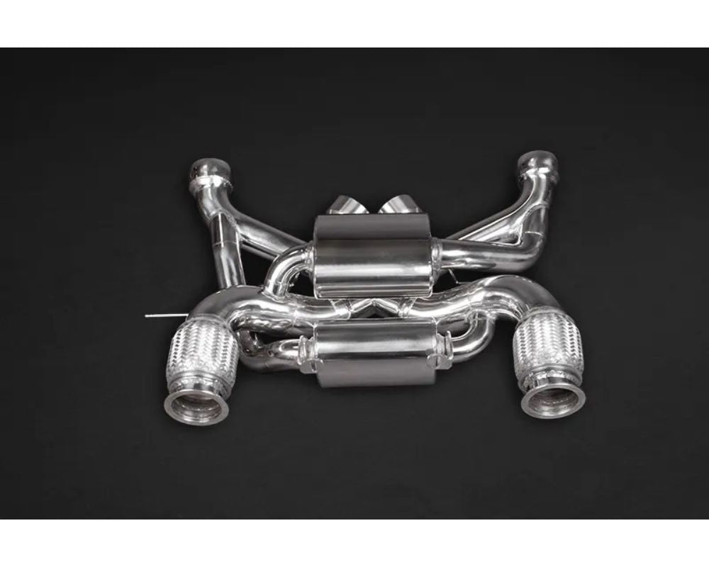 Capristo Exhaust Valved Exhaust w/ 250 Cell Sports Cats & CES3 Mclaren 720S 2017-2022