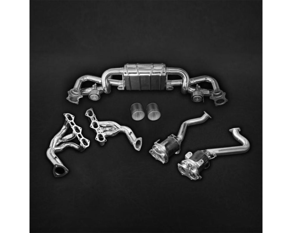 Capristo Exhaust Complete Valved Exhaust System with Carbon Tips & CES3 Porsche 718 Spyder | Cayman 2017-2023