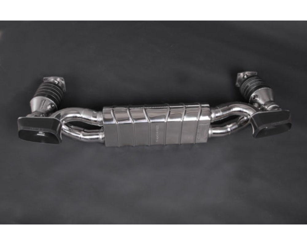 Capristo Exhaust Valved Exhaust System w/ 250 Cell Sports Cats & CES3 Porsche 997.2 Turbo 2010-2013