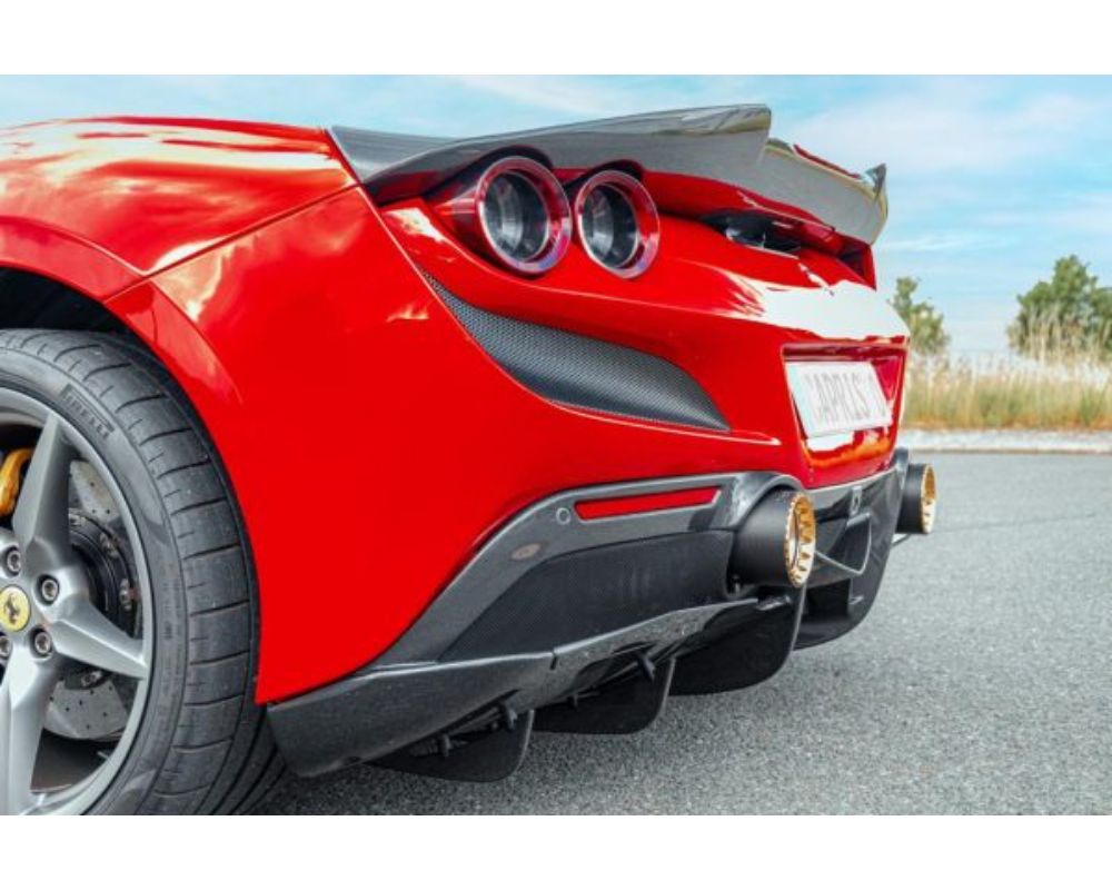 Capristo Exhaust Carbon Fiber Rear Spoiler Ferrari F8 Tributo | Spider 2020-2022