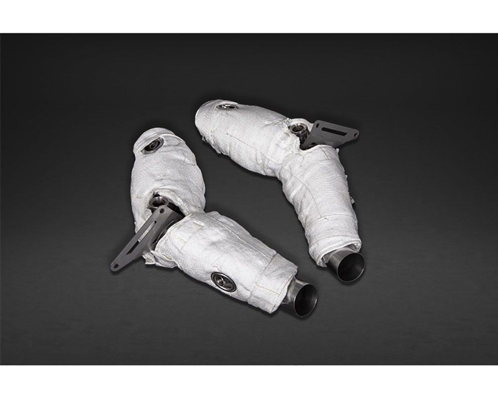 Capristo Race Downpipes w/ Heat Blankets Ferrari SF90