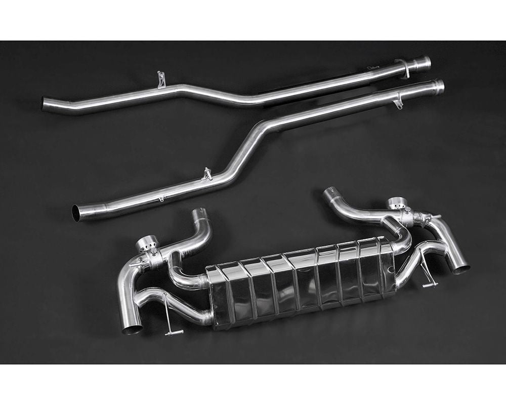 Capristo Valved Exhaust w/ Mid Pipes Mercedes AMG SLS Black Series