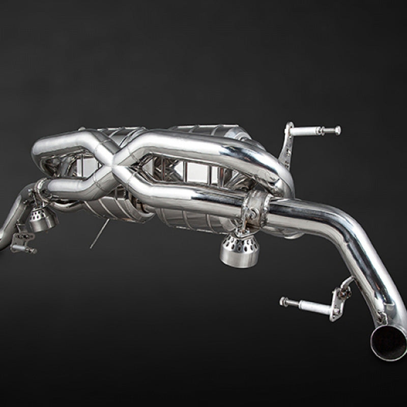 Capristo X-Pipe Exhaust System w/CES3 Remote Audi R8 Gen1 V8 Facelift 2006-2012