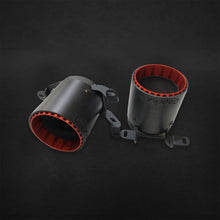 Load image into Gallery viewer, Capristo Exhaust Carbon Fiber Exhaust Tips Black Lamborghini Huracan Performante | EVO 2015-2021