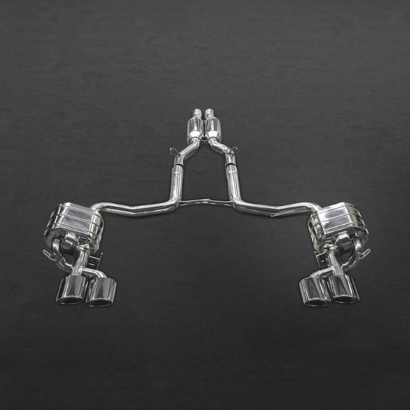 Capristo Exhaust Valved Exhaust with Mid-Silencer Pipes Black Series Mercedes-Benz W204 C63 AMG 2008-2014