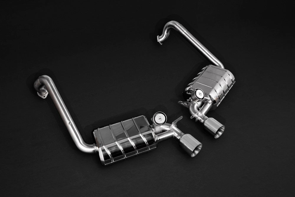 Capristo Exhaust Valved Exhaust with Stainless Tips Porsche 981 | 982 with PSE 2013-2021