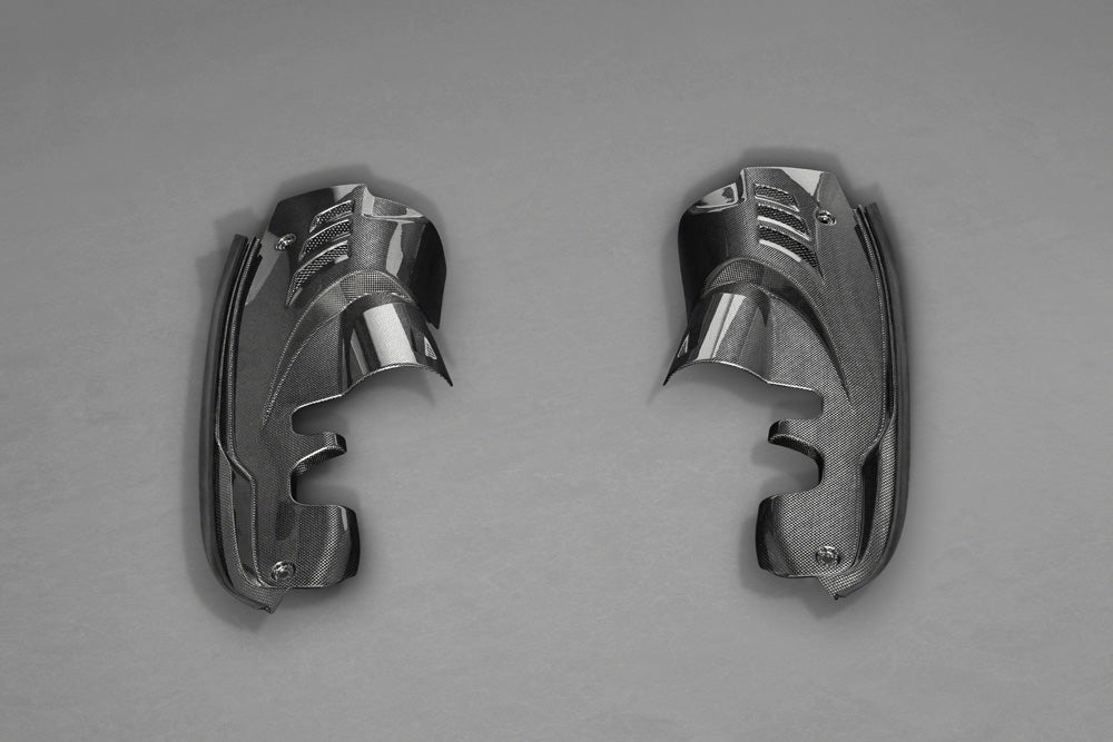 Capristo Exhaust Motor Compartment Side Covers L/R Ferrari 488 GTS 2015-2019