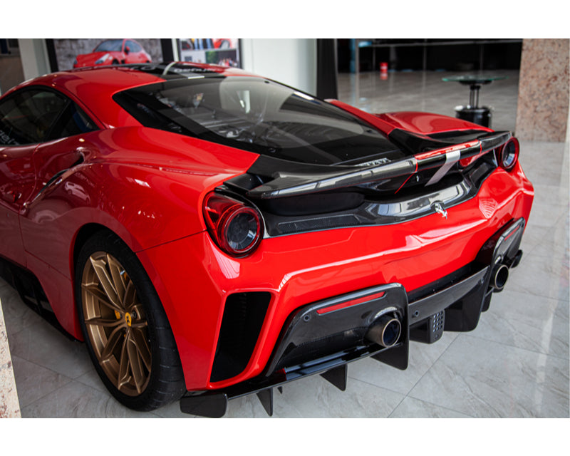 Capristo Carbon Fiber Rear Bumper Ferrari 488 Pista 2019-2021