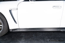 Load image into Gallery viewer, 2010-2016 Porsche Panamera 970 SD Style Dry Carbon Fiber Side Skirts