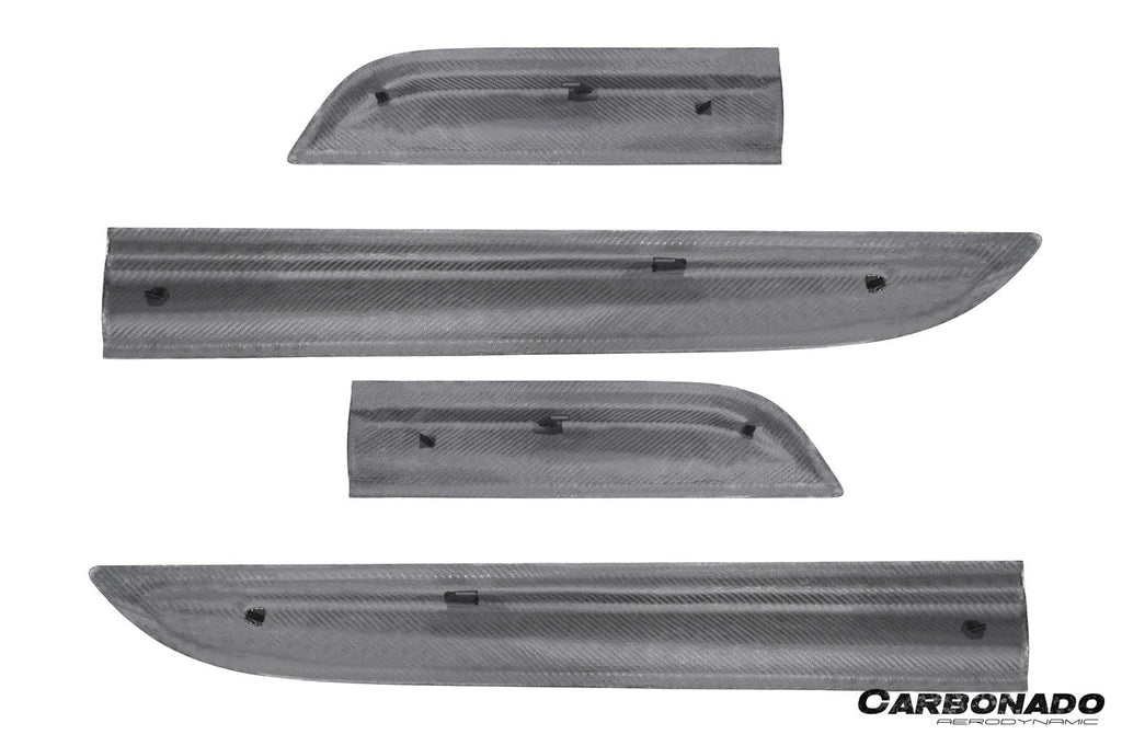 2014-2024 Porsche Macan S and Turbo and GTS 95B Convert GTS Style Dry Carbon Fiber Door Trims