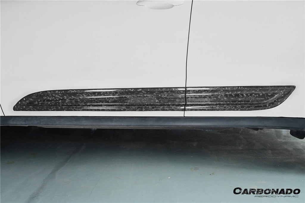 2014-2024 Porsche Macan S and Turbo and GTS 95B Convert GTS Style Dry Carbon Fiber Door Trims