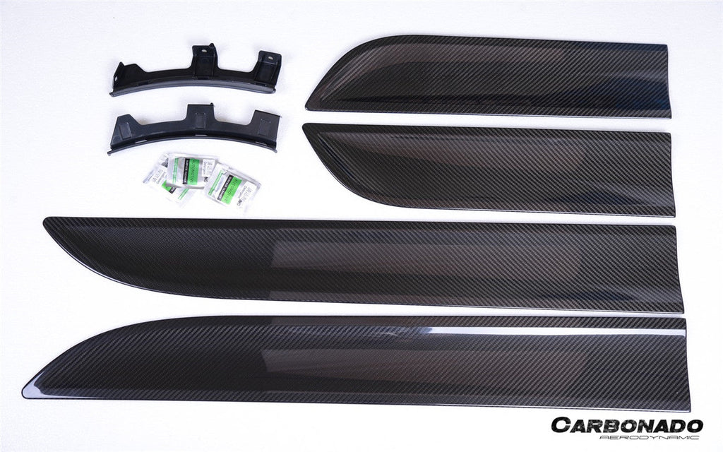 2014-2024 Porsche Macan S  Turbo and GTS 95B Dry Carbon Fiber Door Trims