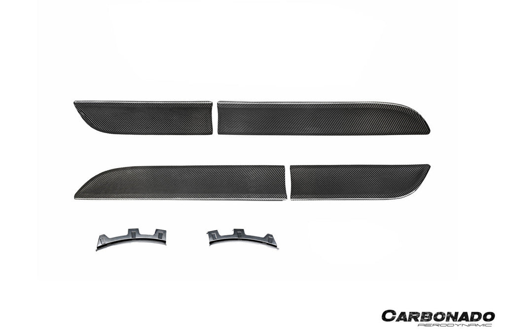 2014-2024 Porsche Macan S  Turbo and GTS 95B Dry Carbon Fiber Door Trims