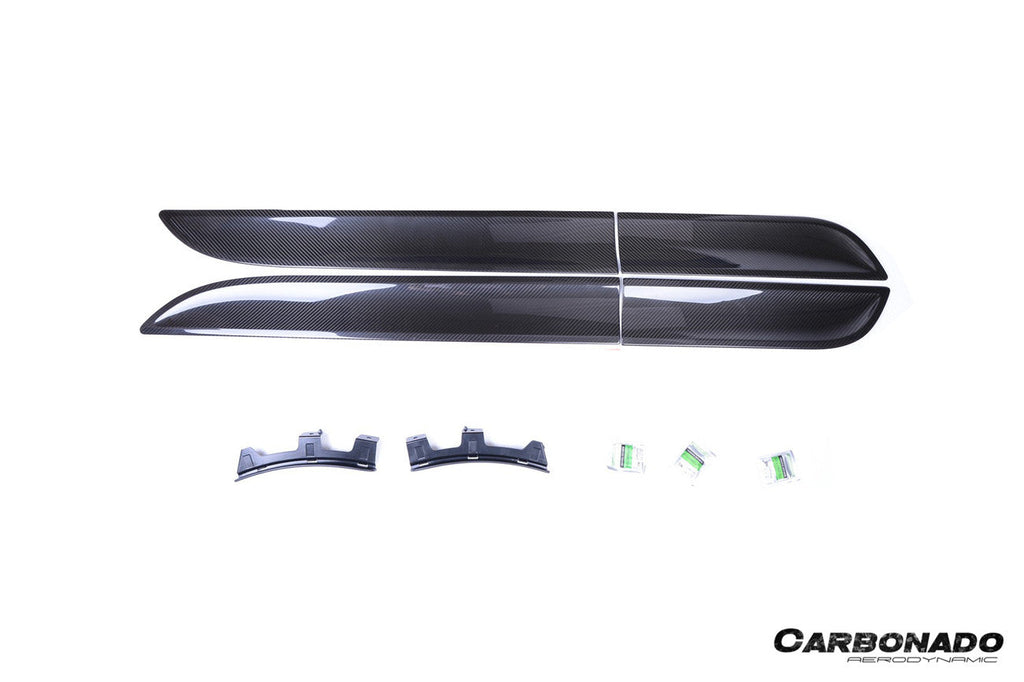 2014-2024 Porsche Macan S  Turbo and GTS 95B Dry Carbon Fiber Door Trims