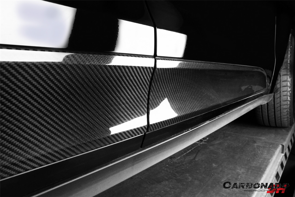 2014-2024 Porsche Macan S  Turbo and GTS 95B Dry Carbon Fiber Door Trims