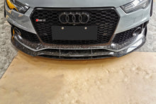 Load image into Gallery viewer, 2016-2019 Audi RS7 MAN Style Dry Carbon Fiber Front Lip Splitter