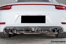 Load image into Gallery viewer, 2017-2019 Porsche 911 991.2 Carrera KA Style Dry Carbon Fiber Rear Lip Diffuser