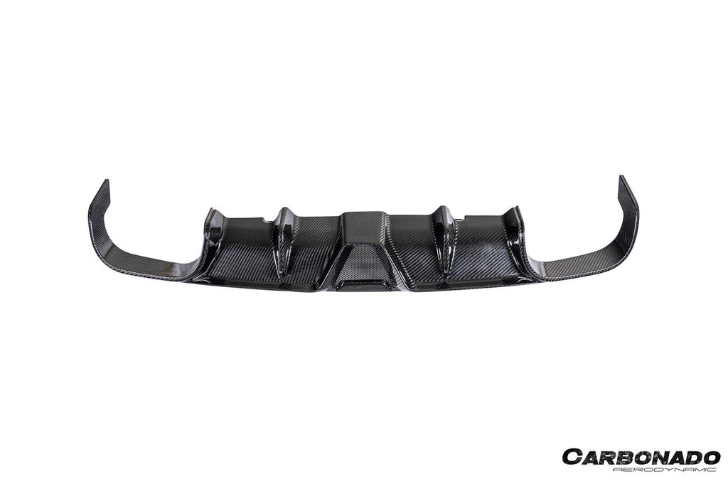 2017-2019 Porsche 911 991.2 Carrera KA Style Dry Carbon Fiber Rear Lip Diffuser
