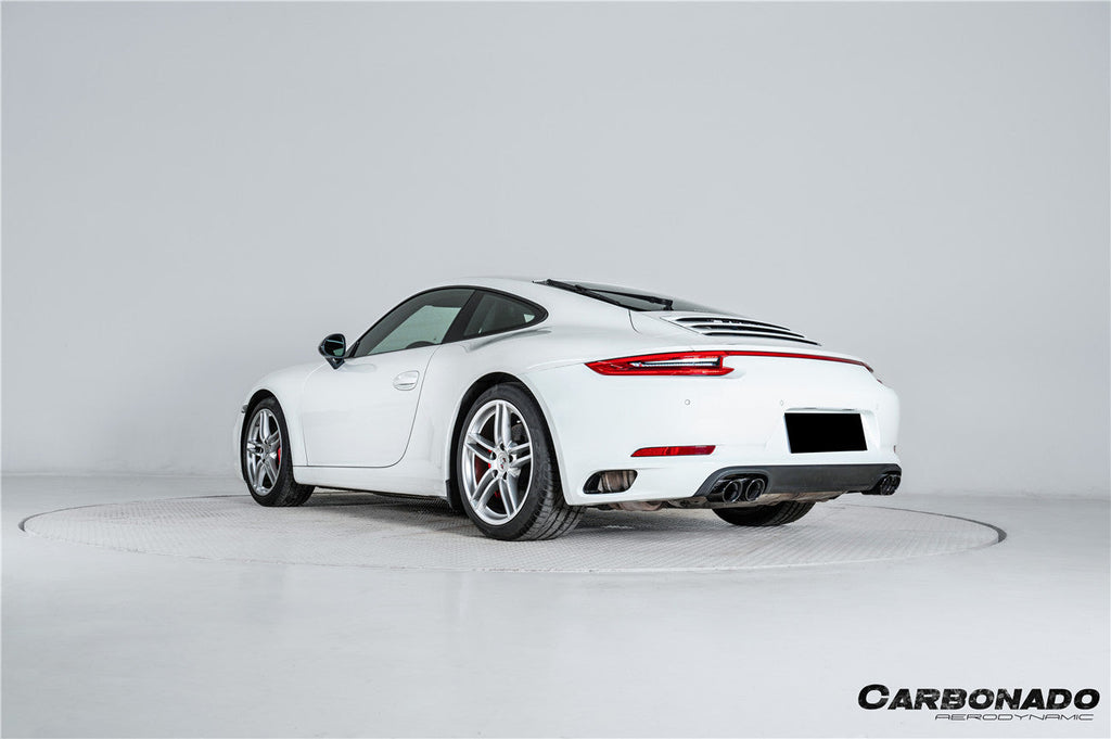 2017-2019 Porsche 911 991.2 Carrera OEM Style Dry Carbon Fiber Rear Bumper Vent Trims