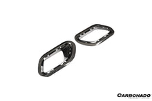 Load image into Gallery viewer, 2017-2019 Porsche 911 991.2 Carrera OEM Style Dry Carbon Fiber Rear Bumper Vent Trims