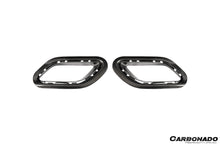 Load image into Gallery viewer, 2017-2019 Porsche 911 991.2 Carrera OEM Style Dry Carbon Fiber Rear Bumper Vent Trims
