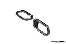 Load image into Gallery viewer, 2017-2019 Porsche 911 991.2 Carrera OEM Style Dry Carbon Fiber Rear Bumper Vent Trims
