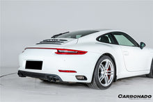 Load image into Gallery viewer, 2017-2019 Porsche 911 991.2 Carrera OEM Style Dry Carbon Fiber Rear Bumper Vent Trims