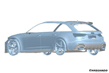 Load image into Gallery viewer, 2019-2024 Audi RS6 &amp; RS7 C8 AD Style Dry Carbon Fiber Rear Diffuser Lip - Carbonado