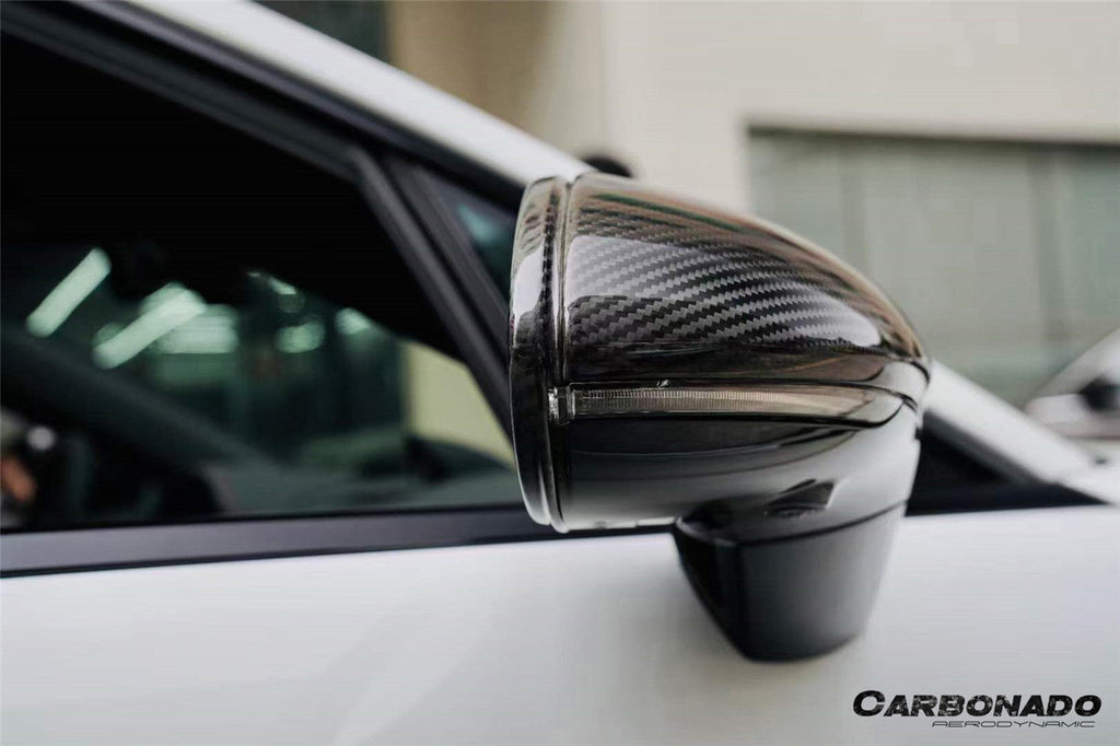 2017-2025 Porsche Panamera 971.1    971.2    976 OEM Style Dry Carbon Fiber Mirror Housing