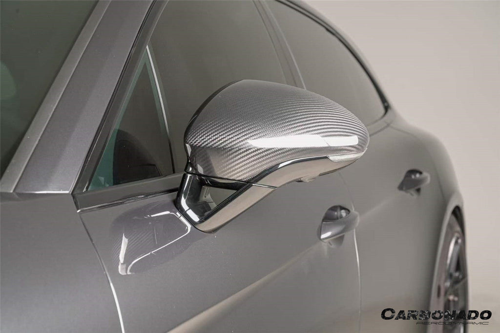 2017-2025 Porsche Panamera 971.1 & 971.2 & 976 OEM Style Dry Carbon Fiber Mirror Housing - Carbonado