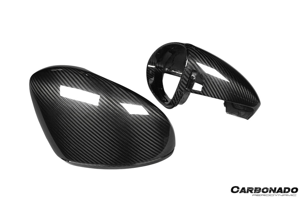2017-2025 Porsche Panamera 971.1    971.2    976 OEM Style Dry Carbon Fiber Mirror Housing