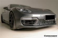 Load image into Gallery viewer, 2017-2023 Porsche Panamera 971 SD GTS OEM Style Dry Carbon Fiber Front Bumper Air Vent - Carbonado