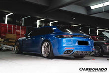 Load image into Gallery viewer, 2017-2023 Porsche Panamera 971 SD KDA Style Dry Carbon Fiber Rear Diffuser - Carbonado