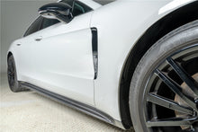 Load image into Gallery viewer, 2017-2023 Porsche Panamera 971 SD Style Dry Carbon Fiber Side Skirts - Carbonado
