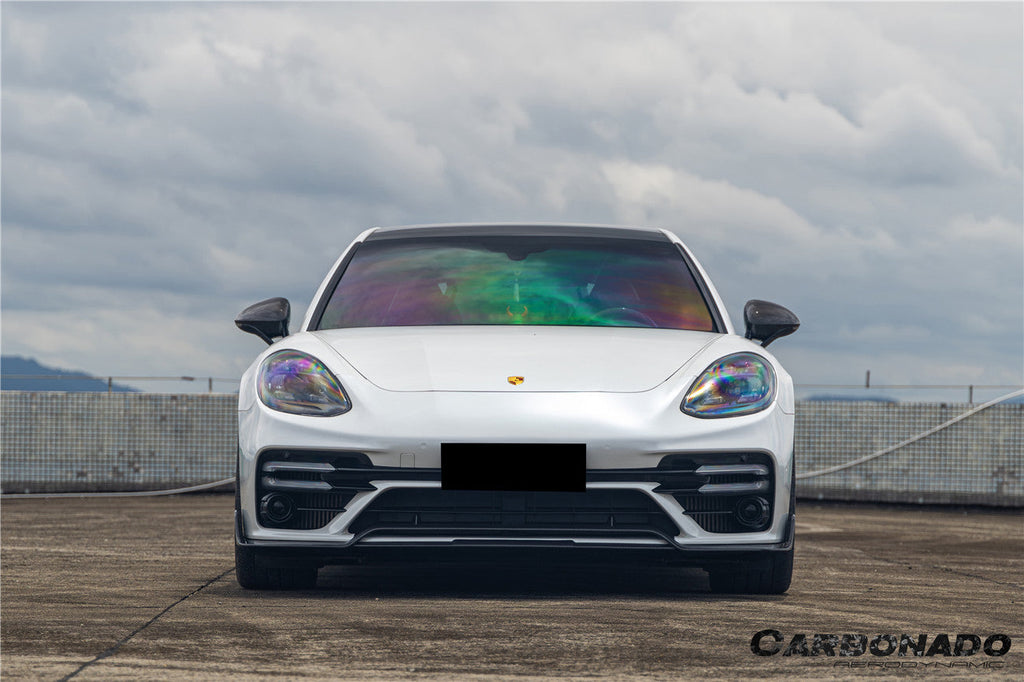2017-2023 Porsche Panamera 971 Turbo S KDA Style Dry Carbon Fiber Front Lip