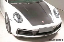 Load image into Gallery viewer, 2019-2024 Porsche 911 992 Carrera   Targa    Cabriolet    Turbo OE Style Dry Carbon Fiber Hood