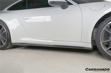 Load image into Gallery viewer, 2019-2024 Porsche 911 992 Carrera    Cabriolet Convert Turbo SD Style Dry Carbon Fiber Side Skirts
