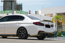 Load image into Gallery viewer, 2020-2023 BMW 5 Series G30 G38 M-tech AD Style Dry Carbon Fiber Rear Diffuser Lip