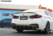Load image into Gallery viewer, 2016-2023 BMW 5 Series G30 G38 M-tech AD Style Dry Carbon Fiber Trunk Spoiler - Carbonado