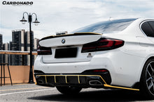 Load image into Gallery viewer, 2020-2023 BMW 5 Series G30 G38 M-tech AD Style Dry Carbon Fiber Rear Diffuser Lip