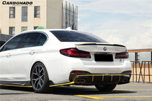 Load image into Gallery viewer, 2020-2023 BMW 5 Series G30 G38 M-tech AD Style Dry Carbon Fiber Rear Diffuser Lip