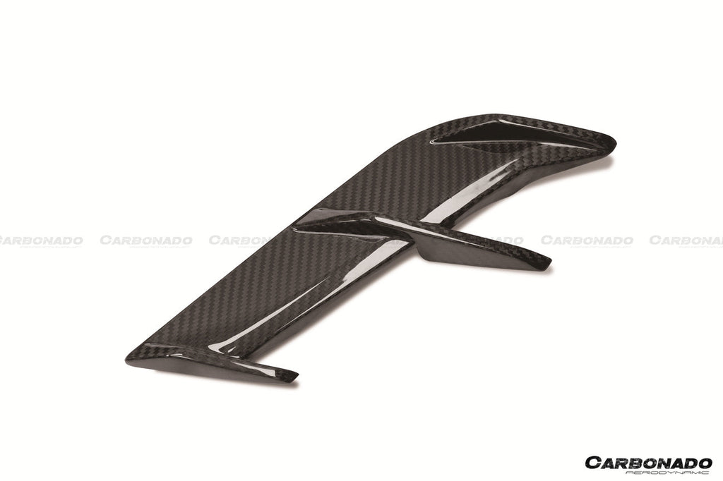 2020-2023 BMW 5 Series G30 G38 M-tech AD Style Dry Carbon Fiber fender vents trims