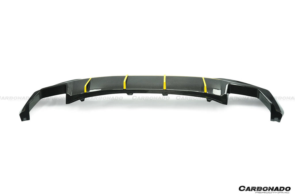 2020-2023 BMW 5 Series G30 G38 M-tech AD Style Dry Carbon Fiber Rear Diffuser Lip